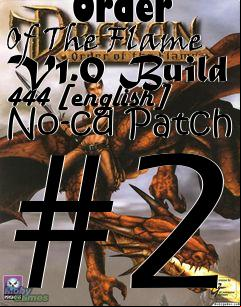 Box art for Drakan:
      Order Of The Flame V1.0 Build 444 [english] No-cd Patch #2