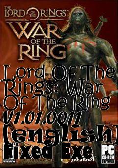 Box art for Lord
Of The Rings: War Of The Ring V1.01.0011 [english] Fixed Exe
