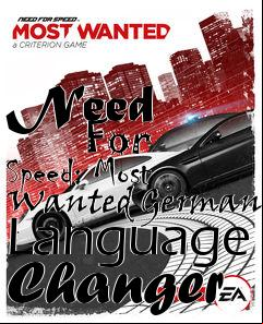 Box art for Need
            For Speed: Most Wanted German Language Changer
