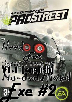Box art for Need
            For Speed: Prostreet V1.1 [english] No-dvd/fixed Exe #2