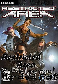 Box art for Restricted
      Area V1.07b [german] No-dvd Patch