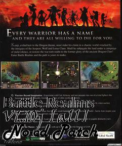 Box art for Battle
Realms V1.10j [all] No-cd Patch