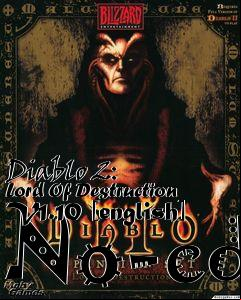 Box art for Diablo 2:  Lord Of
Destruction V1.10 [english] No-cd