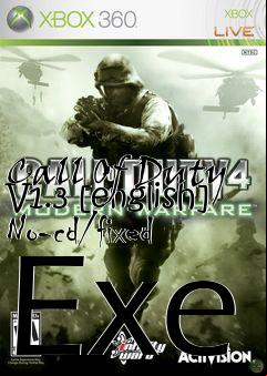 Box art for Call
Of Duty V1.3 [english] No-cd/fixed Exe