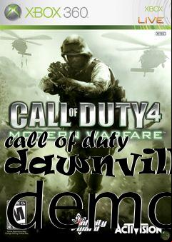 Box art for call of duty dawnville demo