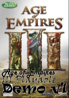 Box art for Age of Empires III Playable Demo v1.1