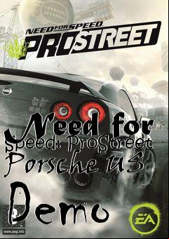 Box art for Need for Speed: ProStreet Porsche US Demo