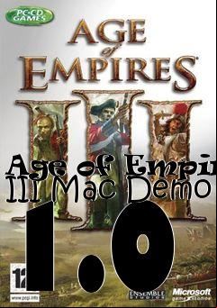 Box art for Age of Empires III Mac Demo 1.0