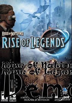 Box art for Rise of Nations: Rise of Legends Demo