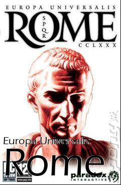 Box art for Europa Universalis: Rome 