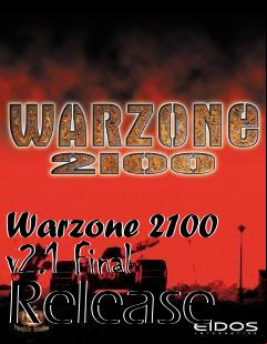 Box art for Warzone 2100 v2.1 Final Release