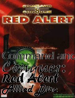 Box art for Command and Conquer: Red Alert Allied Disc