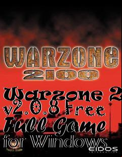 Box art for Warzone 2100 v2.0.8 Free Full Game for Windows
