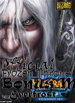 Box art for Official Frozen Throne Bonus Map - Everfrost