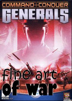 Box art for fine art of war