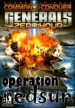 Box art for operation redsun