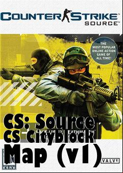 Box art for CS: Source CS Cityblock Map (v1)