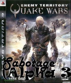 Box art for Sabotage (Alpha 3)