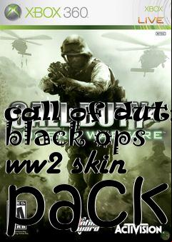 Box art for call of duty black ops ww2 skin pack