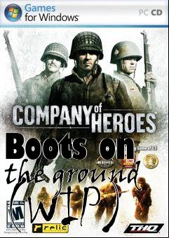 Box art for Boots on the ground (WIP)