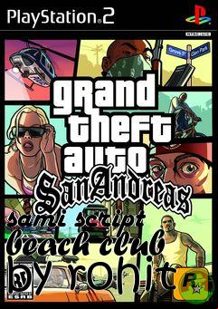 Box art for sami script beach club by rohit