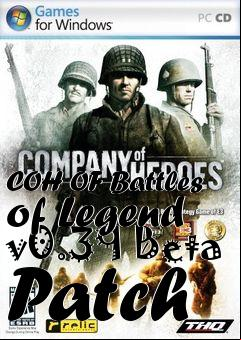 Box art for COH OF Battles of Legend v0.39 Beta Patch