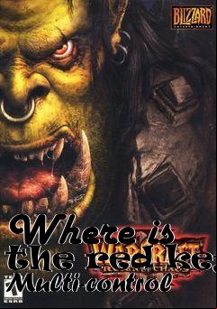 Box art for Where is the red key? Multi-control