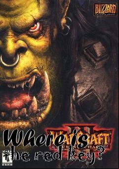 Box art for Where is the red key?