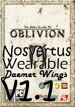 Box art for Nosvertus Wearable Daemer Wings v1.1