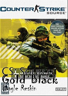 Box art for CS: Source Gold  Black Deagle Reskin