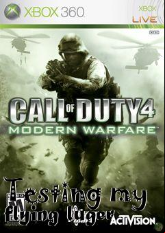 Box art for Testing my flying luger