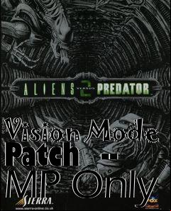 Box art for Vision Mode Patch  -- MP Only
