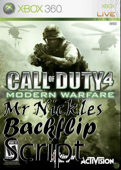 Box art for Mr Nickles Backflip Script