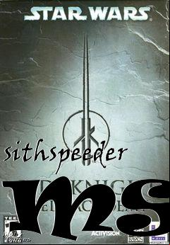 Box art for sithspeeder mst