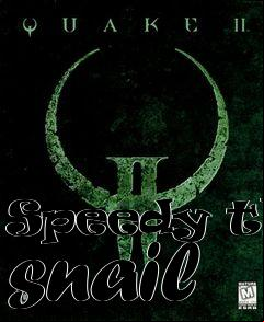 Box art for Speedy the snail