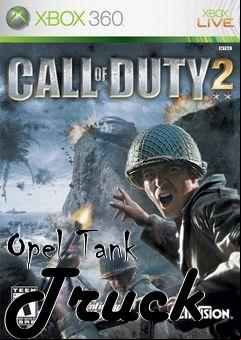 Box art for Opel Tank Truck