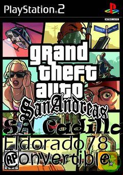 Box art for SA Cadillac Eldorado78 Convertible