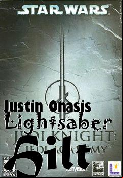 Box art for Justin Onasis Lightsaber Hilt