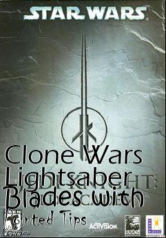 Box art for Clone Wars Lightsaber Blades with Pointed Tips