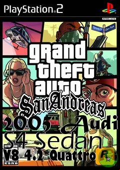 Box art for 2005 Audi S4 Sedan V8 4.2 Quattro