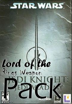 Box art for Lord of the Rings Weapon Pack