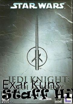 Box art for Exar Kuns Staff Hilt