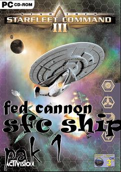 Box art for fed cannon sfc ships pak 1