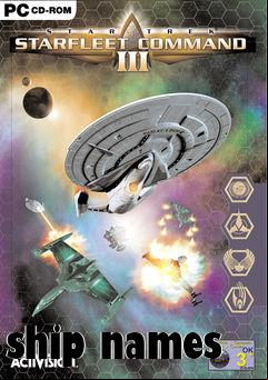 Box art for ship names