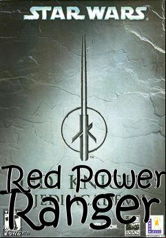 Box art for Red Power Ranger