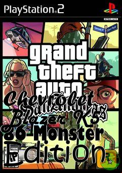 Box art for Chevrolet Blazer K5 86 Monster Edition