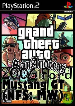 Box art for 2006 Ford Mustang GT (NFS: MW)
