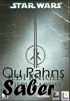 Box art for Qu Rahns Saber