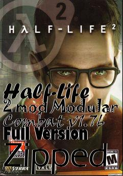 Box art for Half-Life 2 mod Modular Combat v1.76 Full Version Zipped