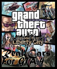 Box art for Grand Theft Auto IV mod Real Cars For GTA 4